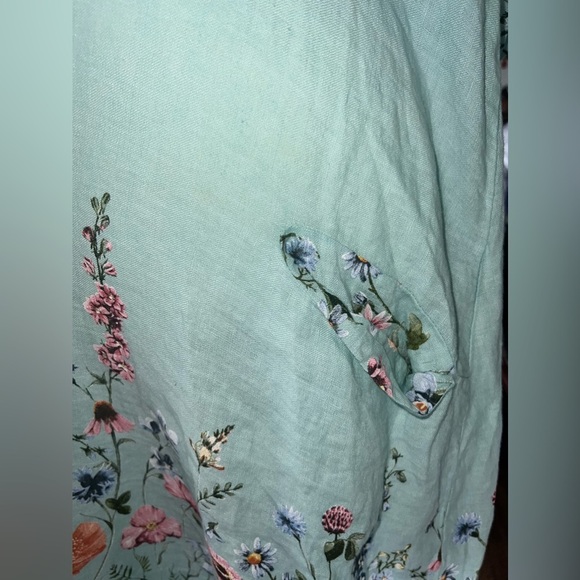 T by Transparente women’s Linen Dress made in Italy Plus Sz 3 - Picture 12 of 15